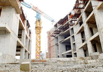 Project construction site of Happy Plaza in HCMC (Photo: SGGP)